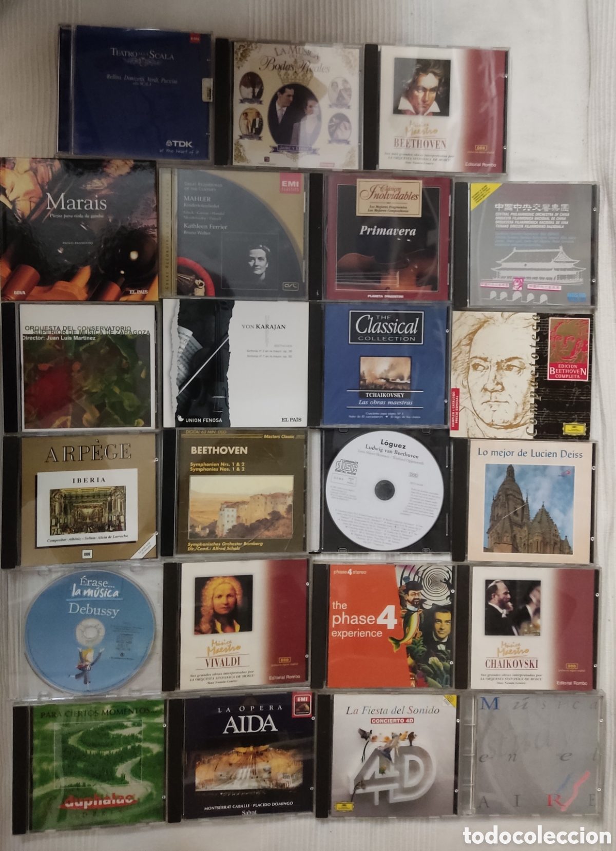 CDs de m&uacute;sica: Lote 28 CDs M&Uacute;SICA CL&Aacute;SICA VARIADA