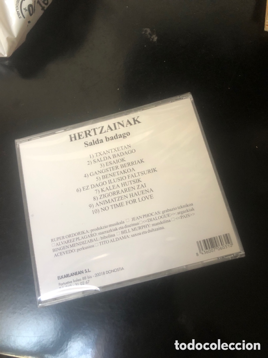 CDs de m&uacute;sica: Hertzainak Salda badago cd - Foto 2