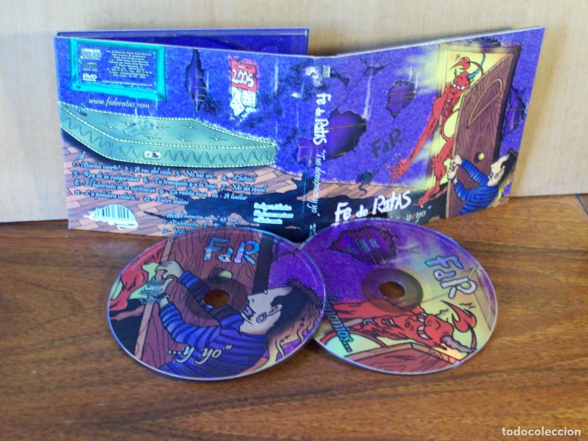 CDs de m&uacute;sica: FE DE RATAS - TUS DEMONIOS Y YO - CD + DVD DIGIPACK CON LIBRETO - Foto 1