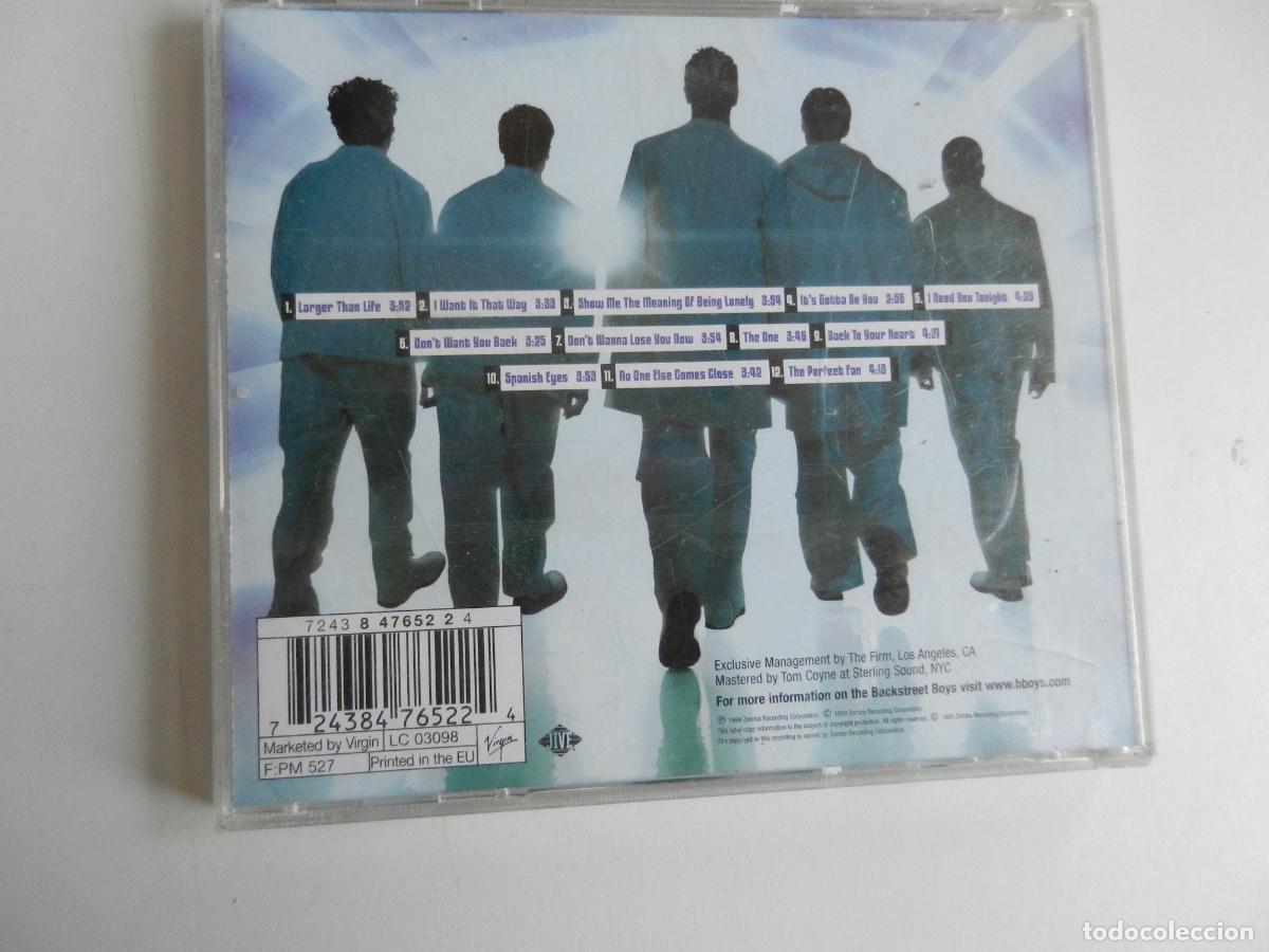 CDs de m&uacute;sica: BACK STREET BOYS -MILLENIUM - CD -1999 - Foto 3
