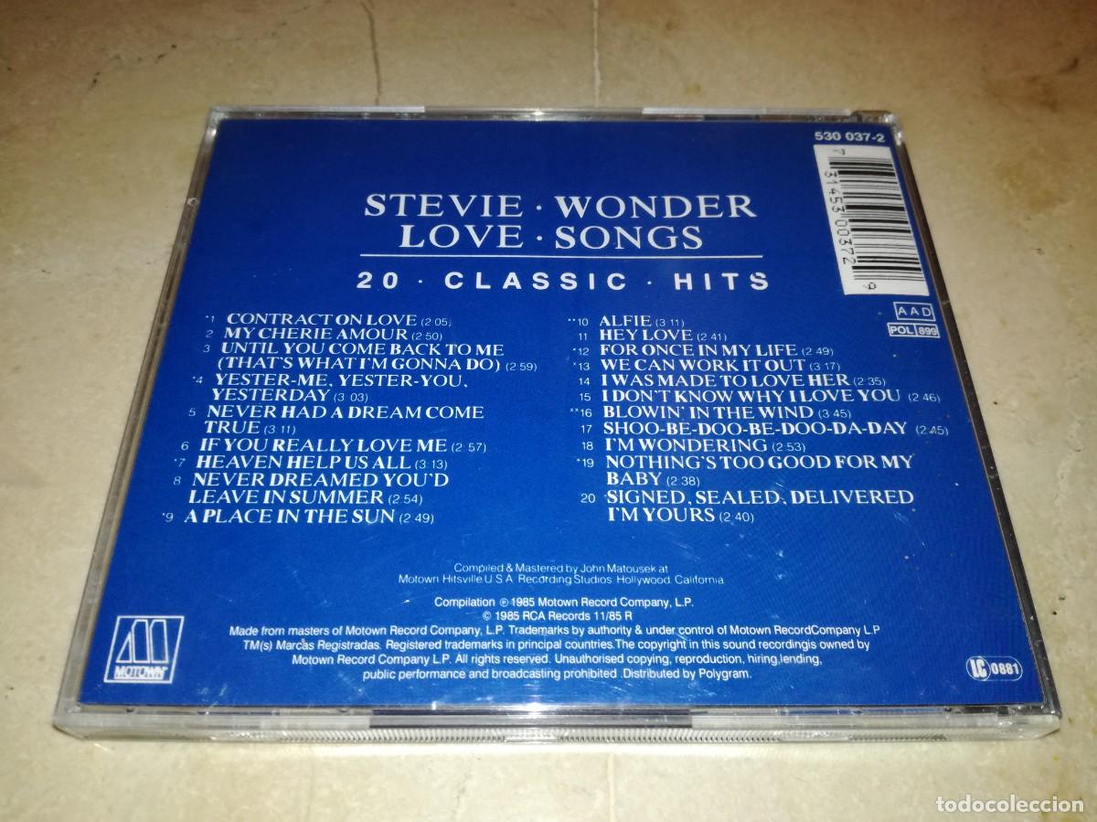CDs de m&uacute;sica: STEVIE WONDER-20 CLASSIC HITS-CD - Foto 2