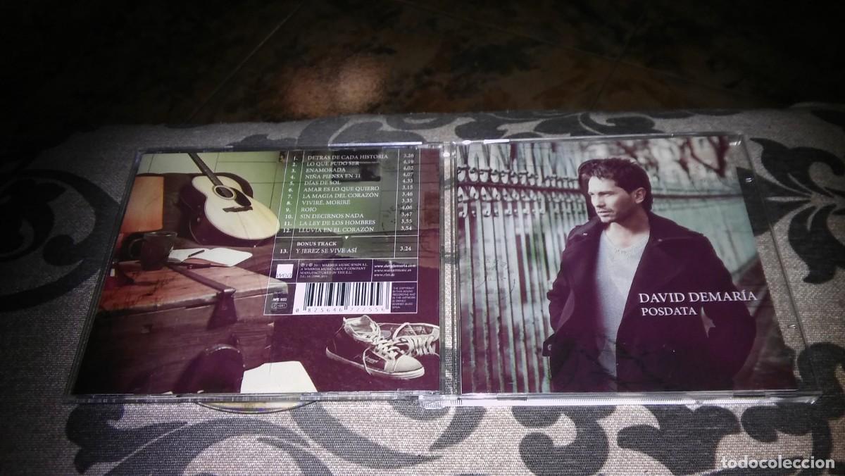 CDs de m&uacute;sica: DAVID DEMARIA - POSDATA (2011) - Foto 1