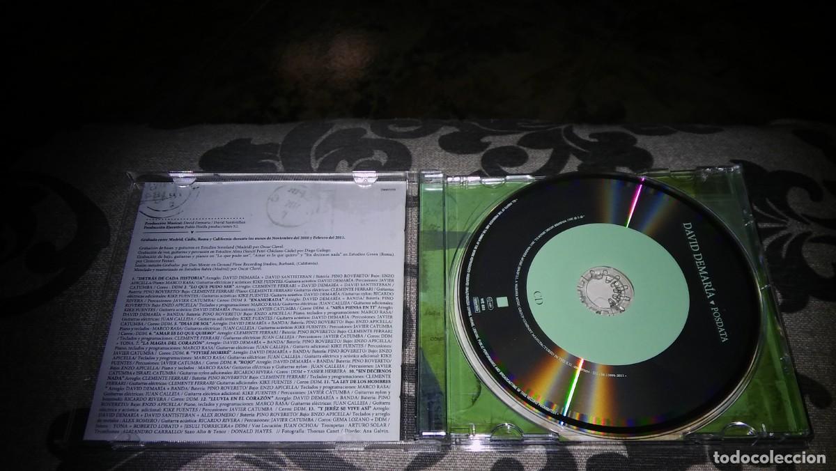 CDs de m&uacute;sica: DAVID DEMARIA - POSDATA (2011) - Foto 2