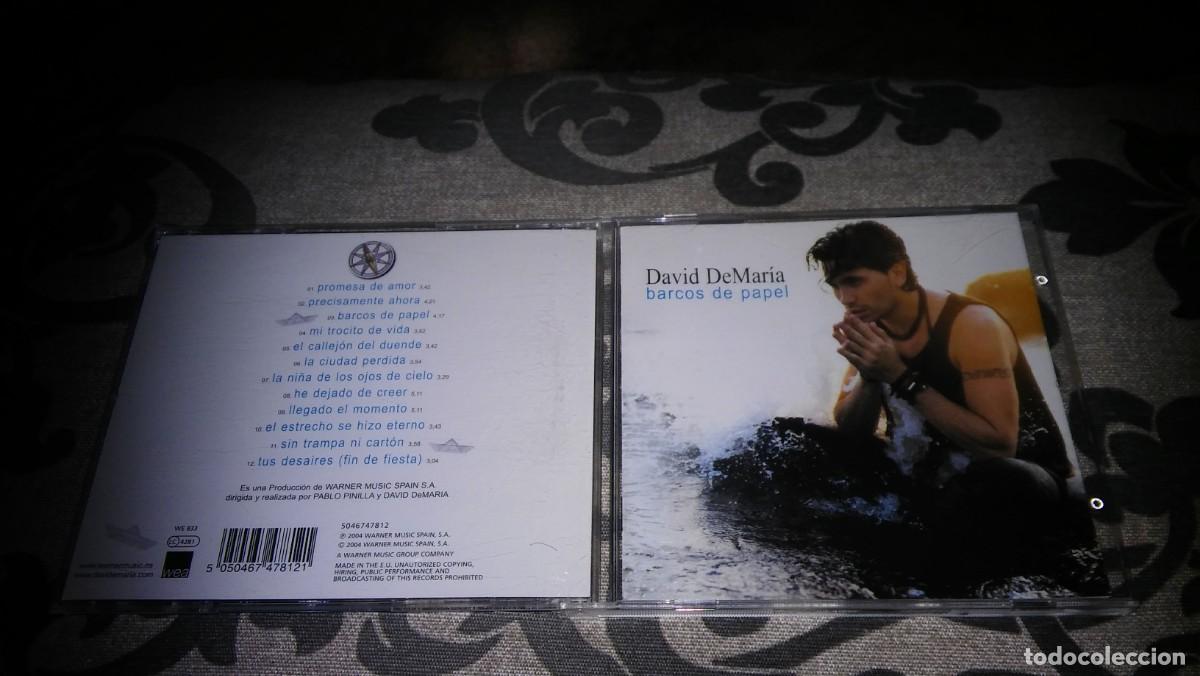 CDs de m&uacute;sica: DAVID DEMARIA - BARCOS DE PAPEL (2004) - Foto 1