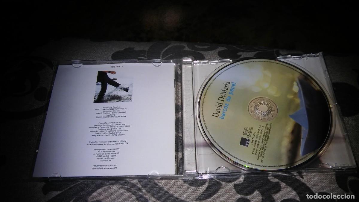CDs de m&uacute;sica: DAVID DEMARIA - BARCOS DE PAPEL (2004) - Foto 2