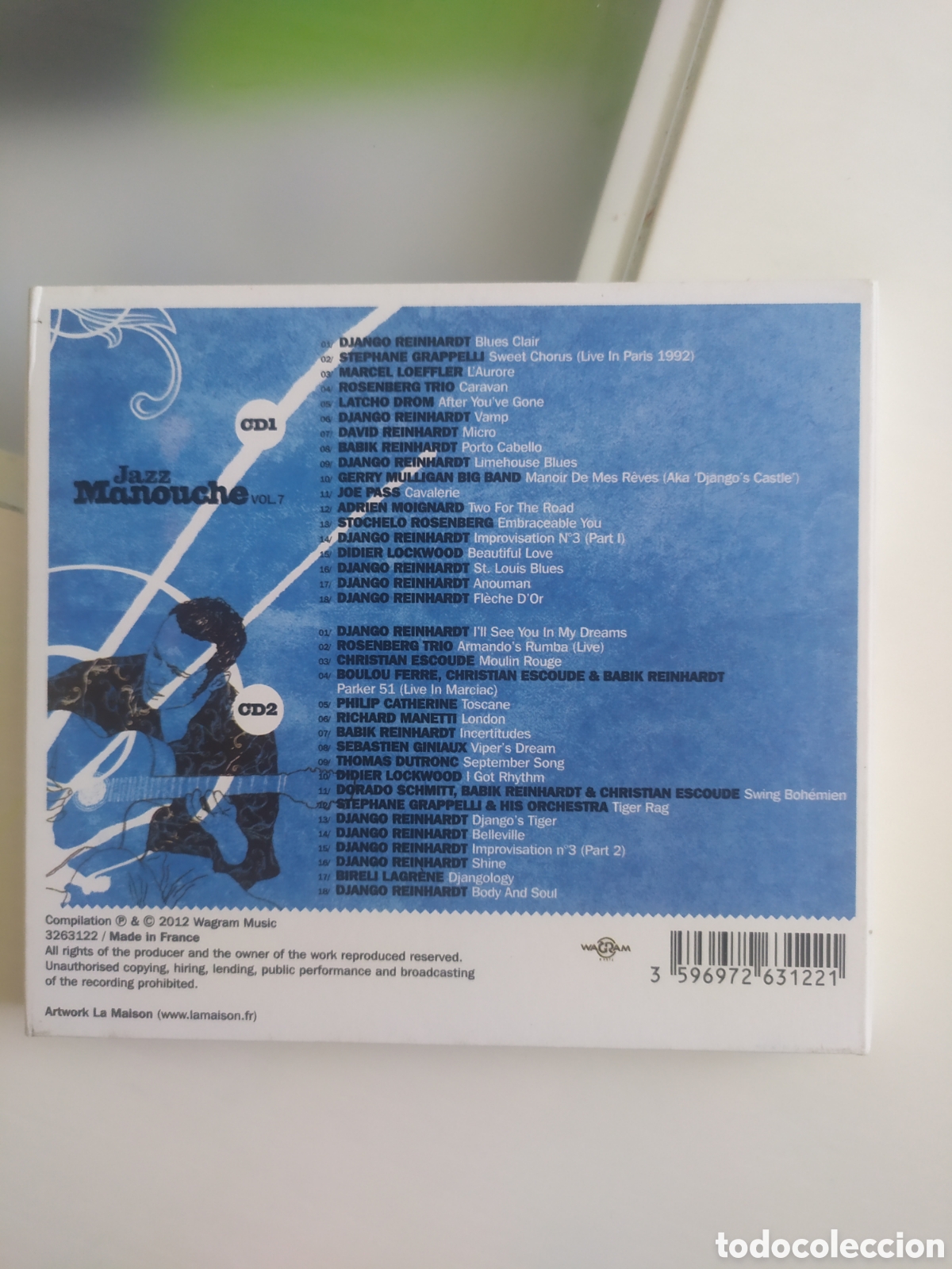 CDs de m&uacute;sica: Doble CD Jazz Manouche vol. 7 - Foto 2