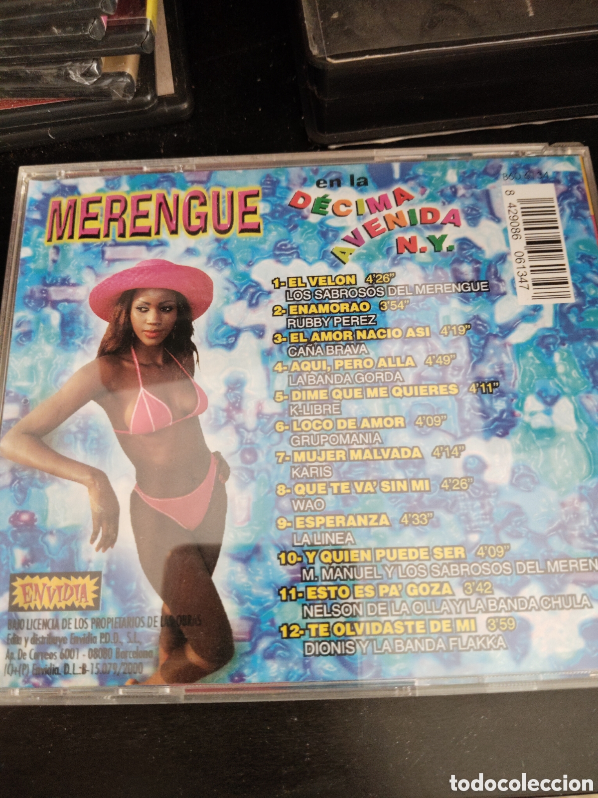 CDs de m&uacute;sica: Merengue En La D&eacute;cima Avenida N.Y. Cd compilation 2000 Espa&ntilde;a - Foto 6