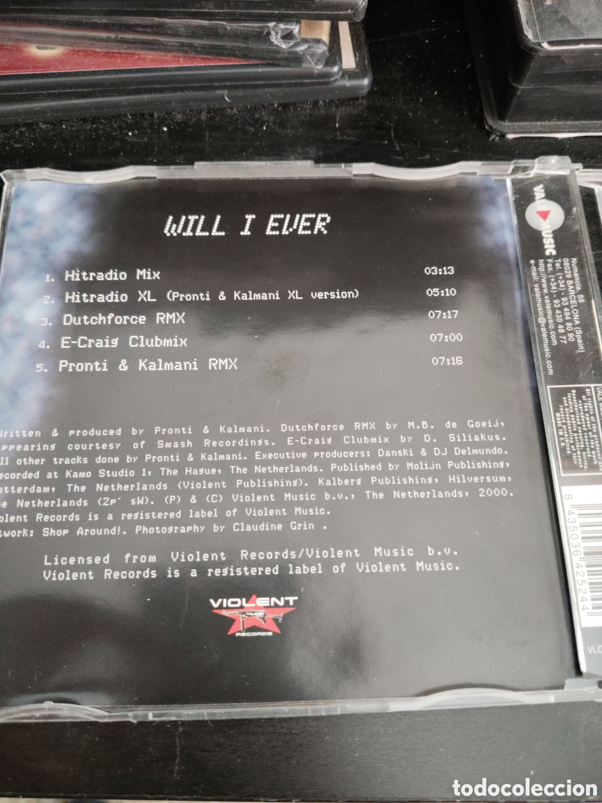 CDs de m&uacute;sica: Alice Deejay&nbsp;&ndash;&nbsp;Will I Ever. Cd maxi single 2000 Espa&ntilde;a - Foto 3