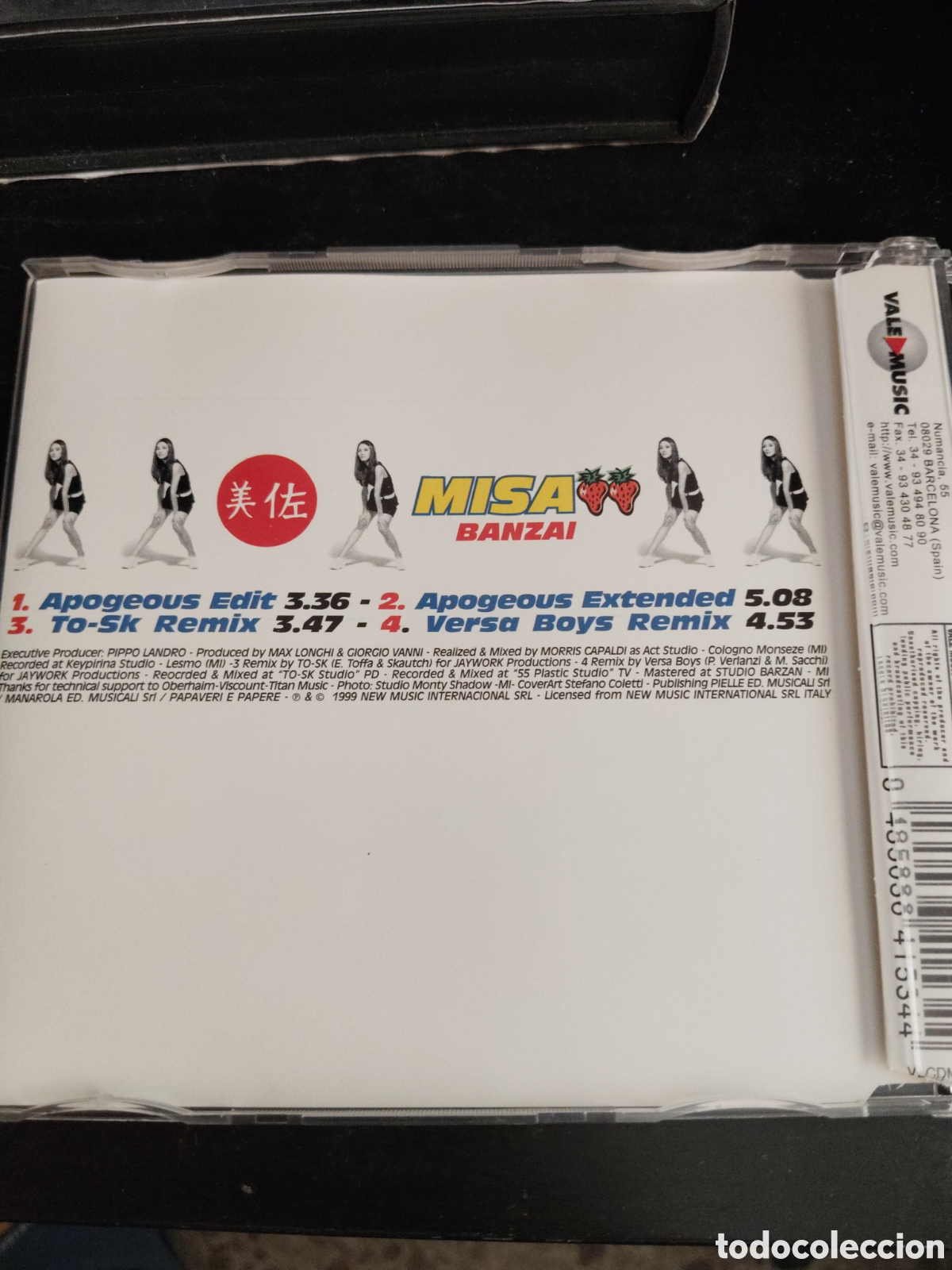 CDs de m&uacute;sica: Misa&nbsp;&ndash;&nbsp;Banzai. Cd maxi single 2000 Espa&ntilde;a - Foto 3