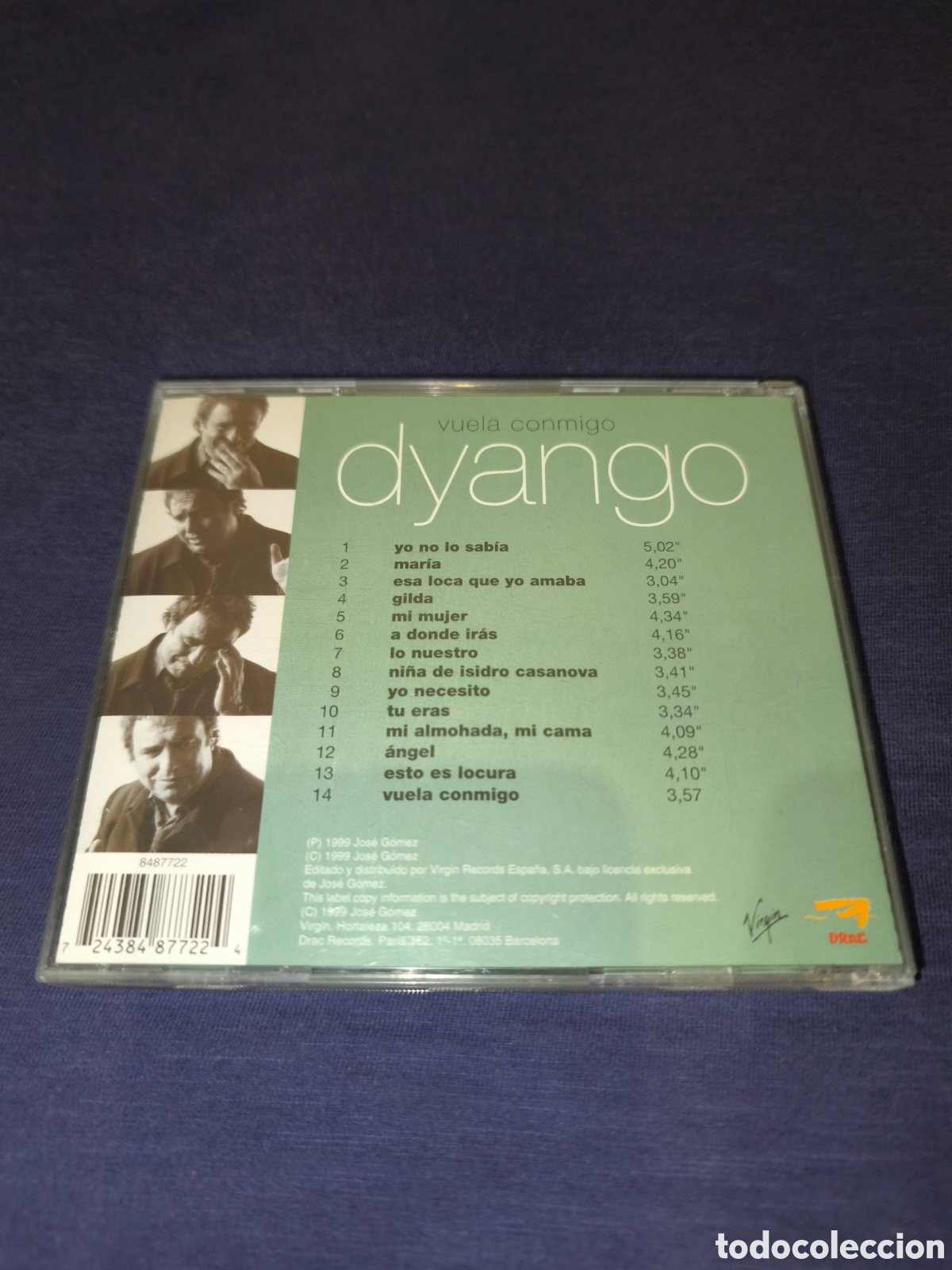 CDs de m&uacute;sica: Dyango Vuela conmigo - Foto 2
