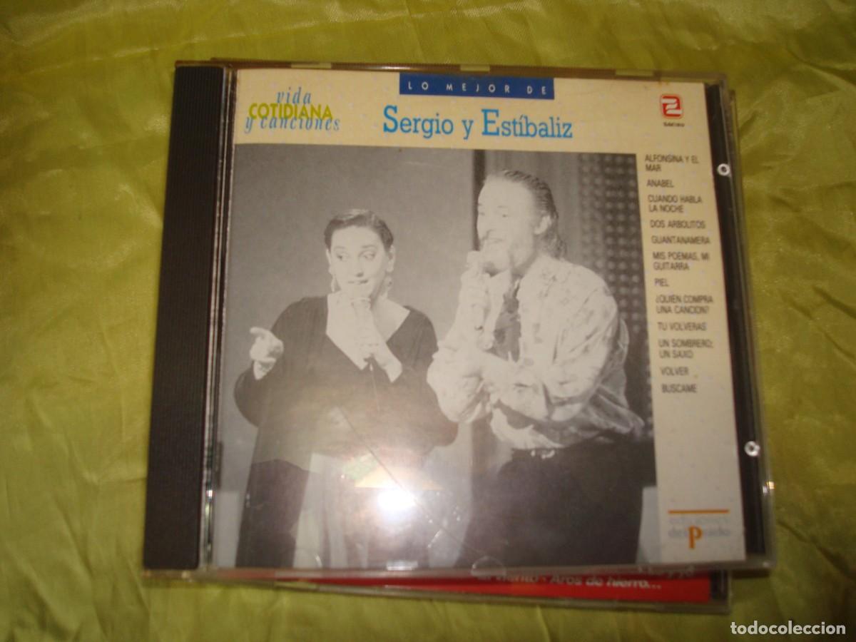 CDs de m&uacute;sica: SERGIO Y ESTIBALIZ. VIDA COTIDIANA Y CANCIONES. CD. IMPECABLE(#) - Foto 1