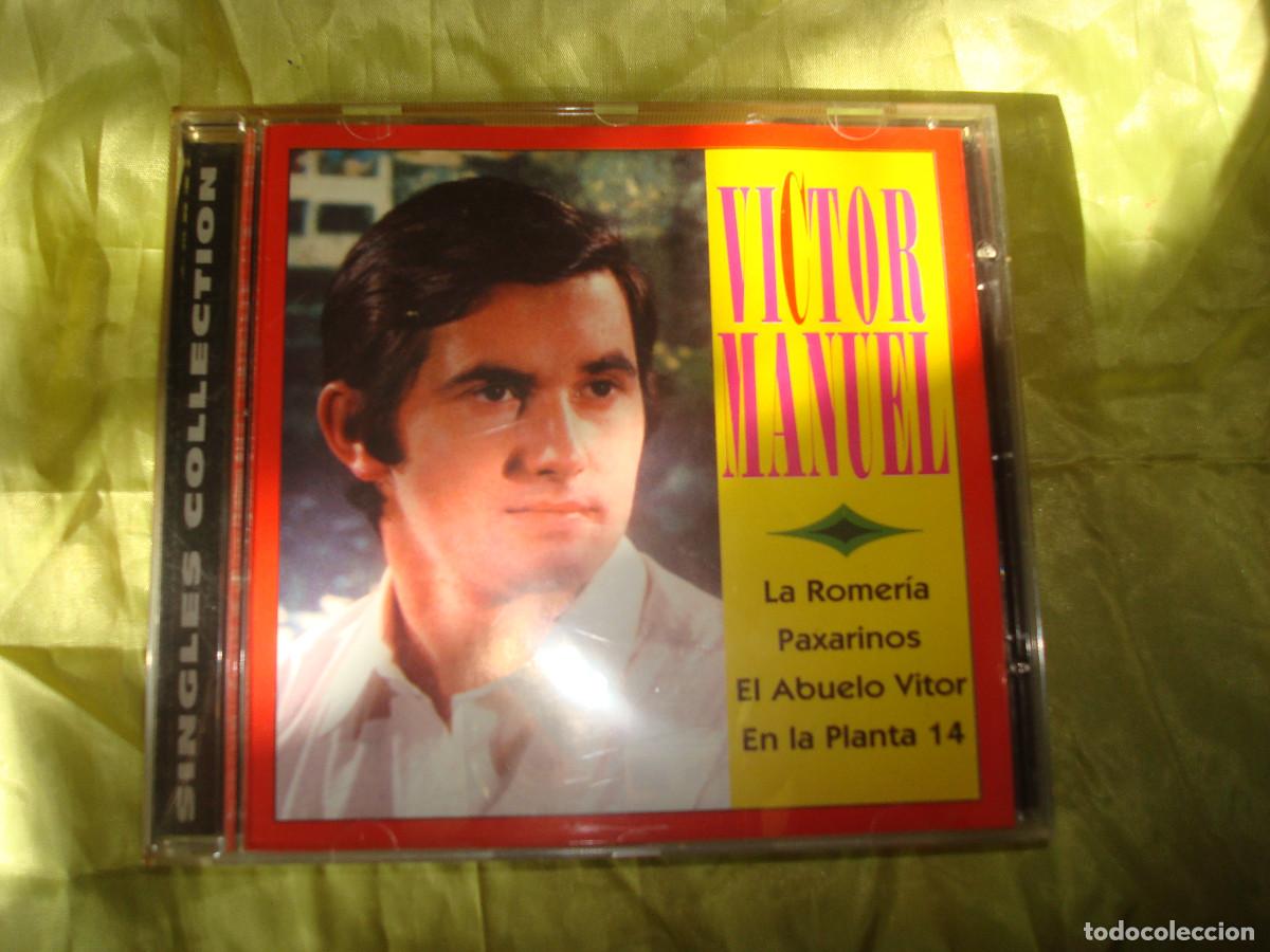 CDs de m&uacute;sica: VICTOR MANUEL. SINGLES COLLECTION. CD . IMPECABLE - Foto 1