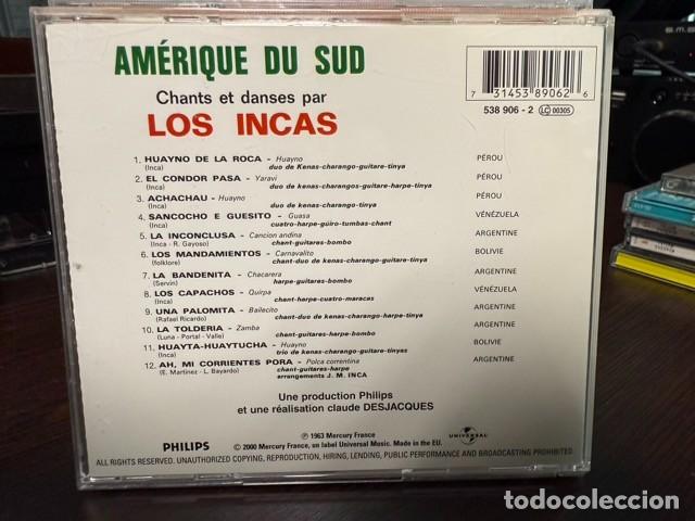 CDs de m&uacute;sica: Los Incas - Am&eacute;rique Du Sud (CD) - Foto 2