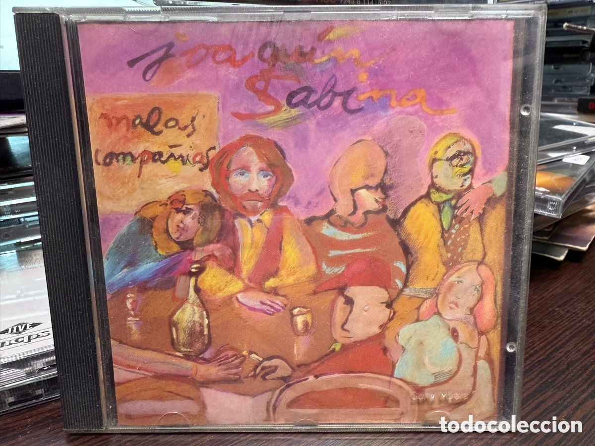 CDs de m&uacute;sica: Joaqu&iacute;n Sabina - Malas Compa&ntilde;&iacute;as (CD) - Foto 1