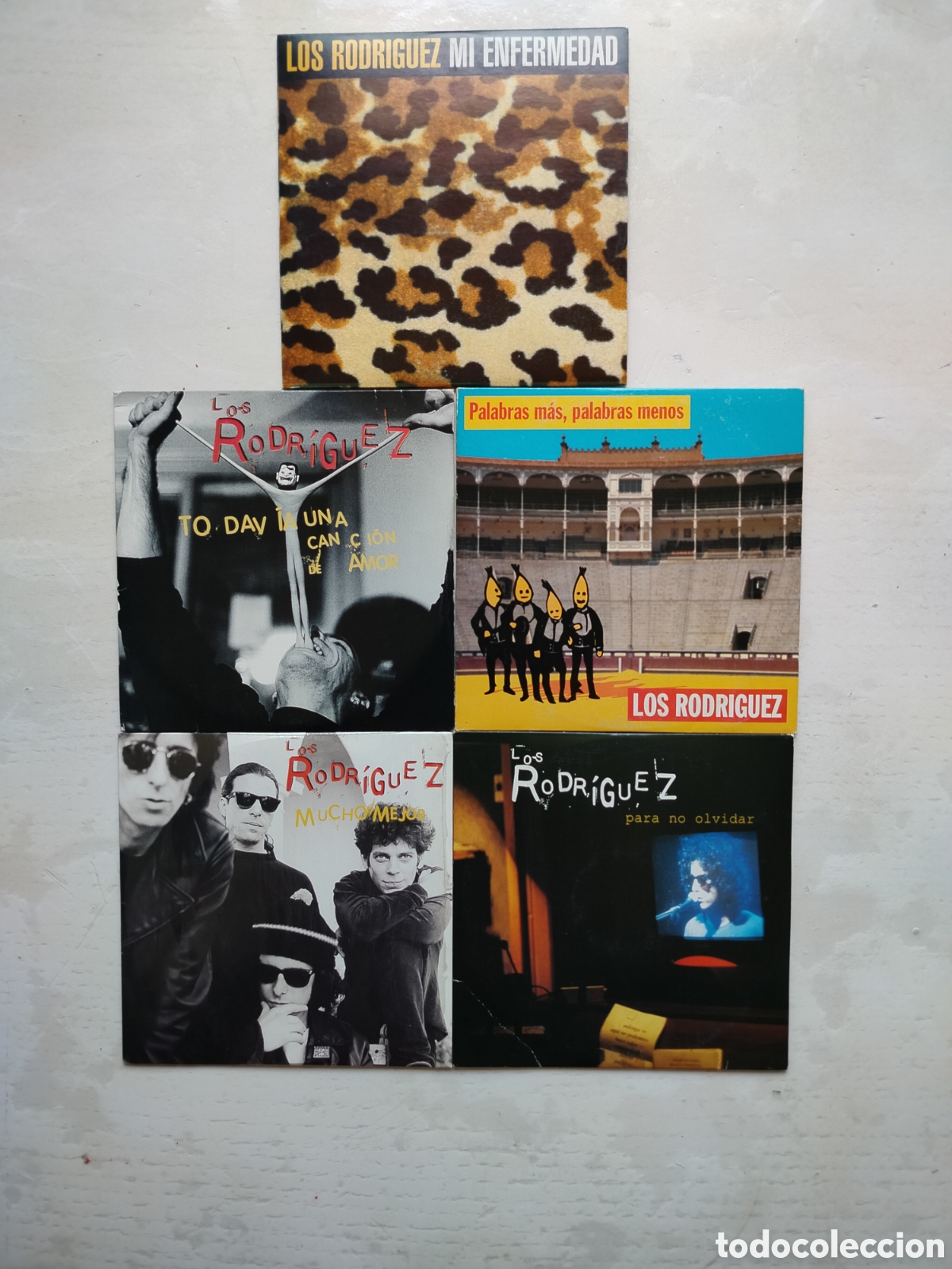 CDs de m&uacute;sica: Los Rodr&iacute;guez 5xCDs Single - Foto 1