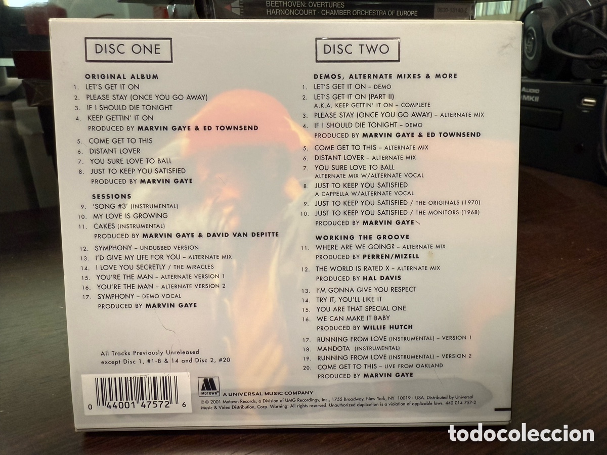 CDs de m&uacute;sica: Marvin Gaye - Lets Get It On (2xCD) - Foto 2