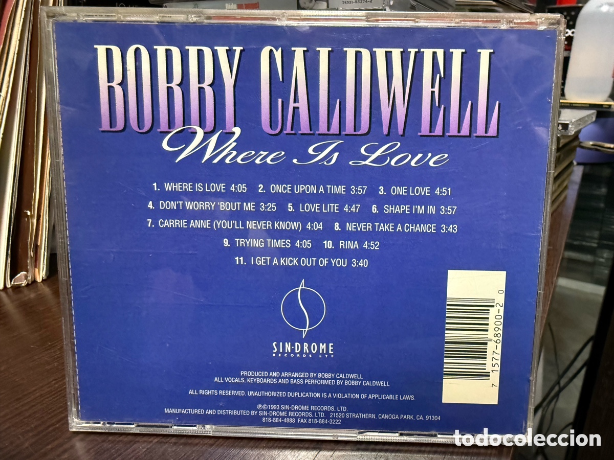 CDs de m&uacute;sica: Bobby Caldwell - Where Is Love (CD) - Foto 2