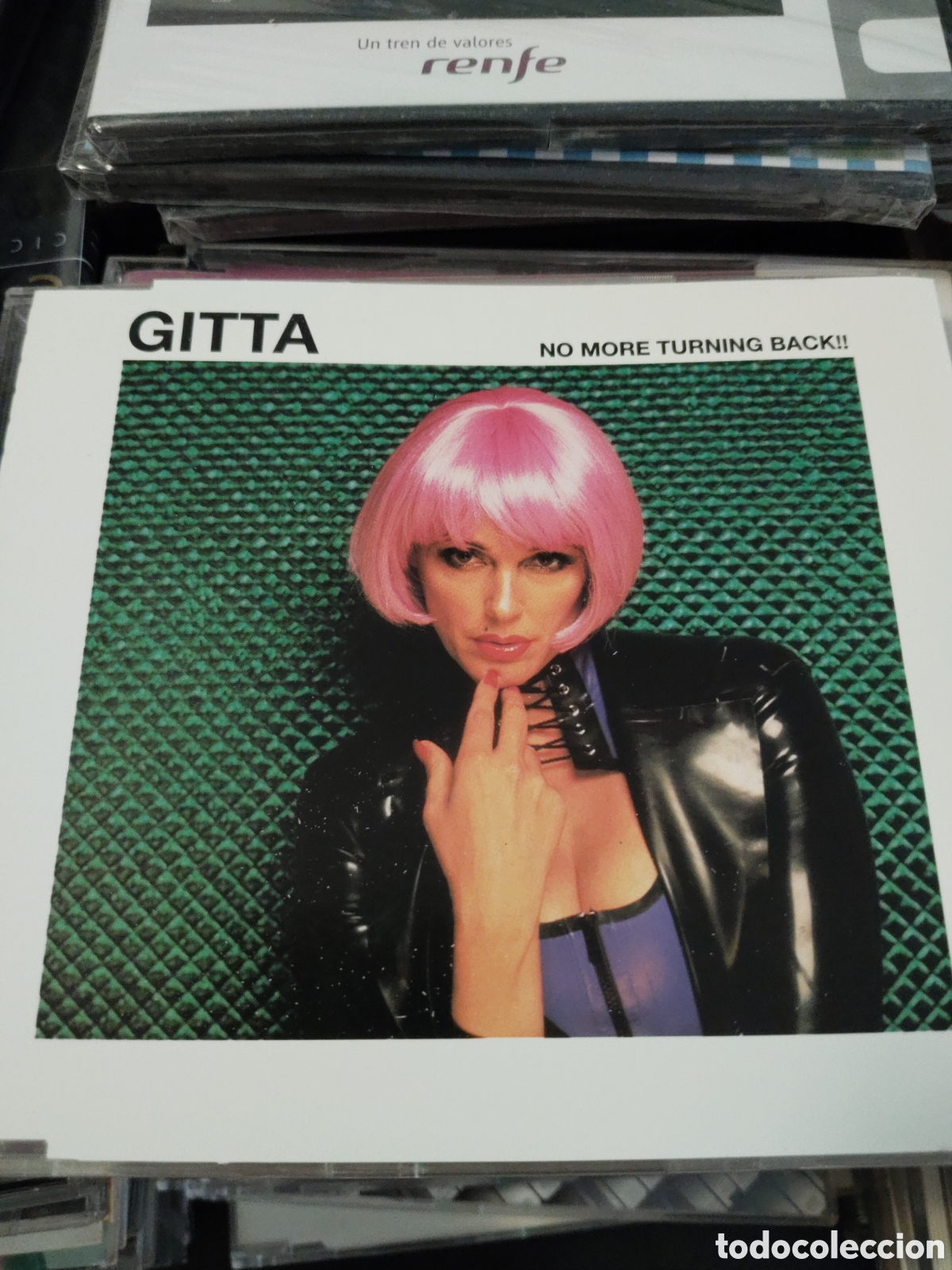 CDs de m&uacute;sica: Gitta&nbsp;&ndash;&nbsp;No More Turning Back!! Cd maxi single 2000 Espa&ntilde;a - Foto 1