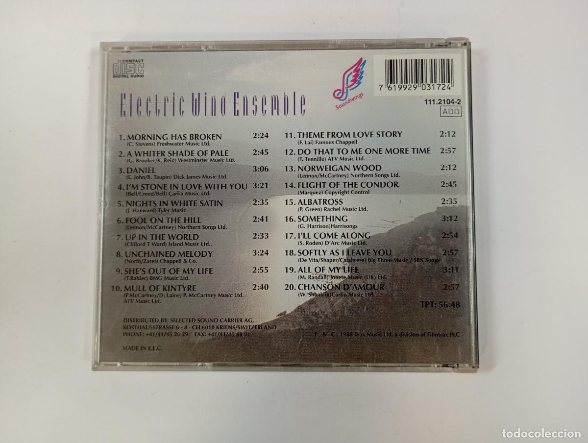 CDs de m&uacute;sica: ELECTRIC WIND ENSEMBLE. MORNING HAS BROKEN. CD. TDKCD213 - Foto 2