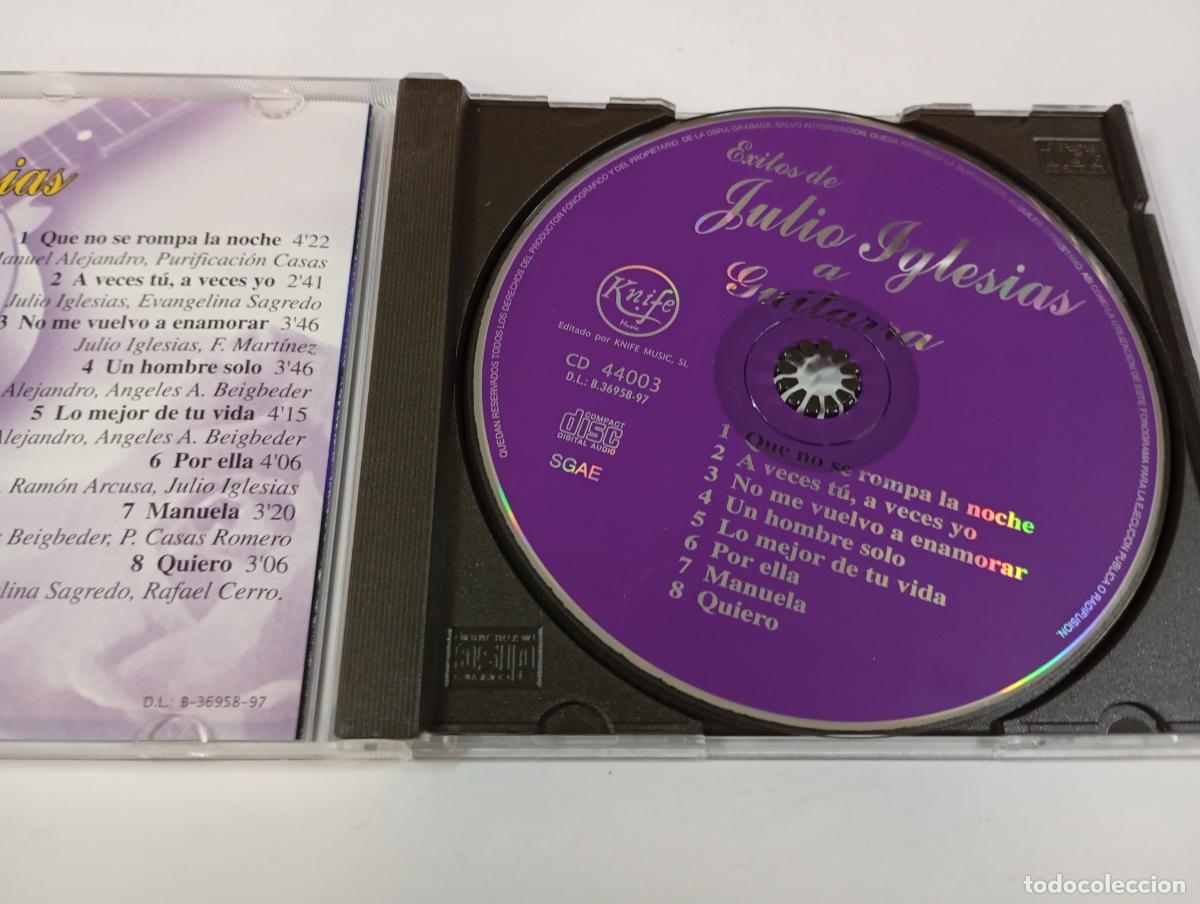 CDs de m&uacute;sica: &Eacute;XITOS DE JULIO IGLESIAS A GUITARRA. CD. TDKCD211 - Foto 3
