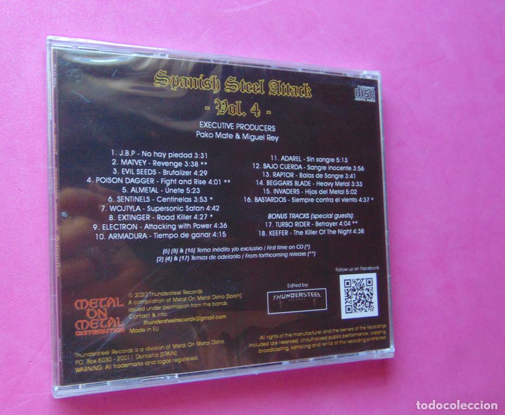 CDs de m&uacute;sica: Varios &ndash; Spanish Steel Attack Vol. 4 - CD 2020 - Foto 2