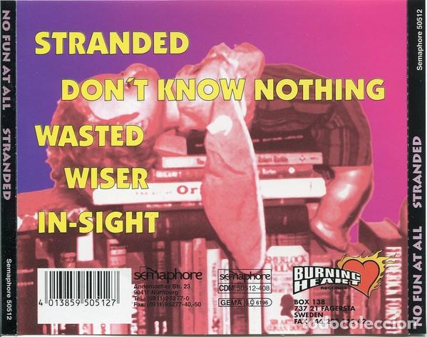 CDs de m&uacute;sica: No Fun At All &ndash; Stranded - CD - Foto 2
