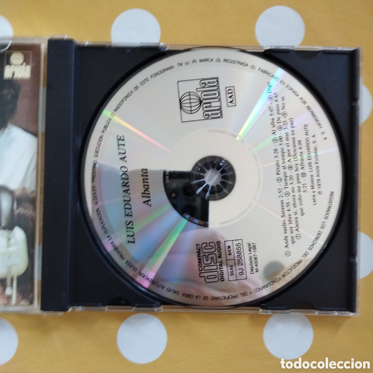 CDs de m&uacute;sica: LUIS EDUARDO AUTE ALBANTA CD ARIOLA - Foto 2