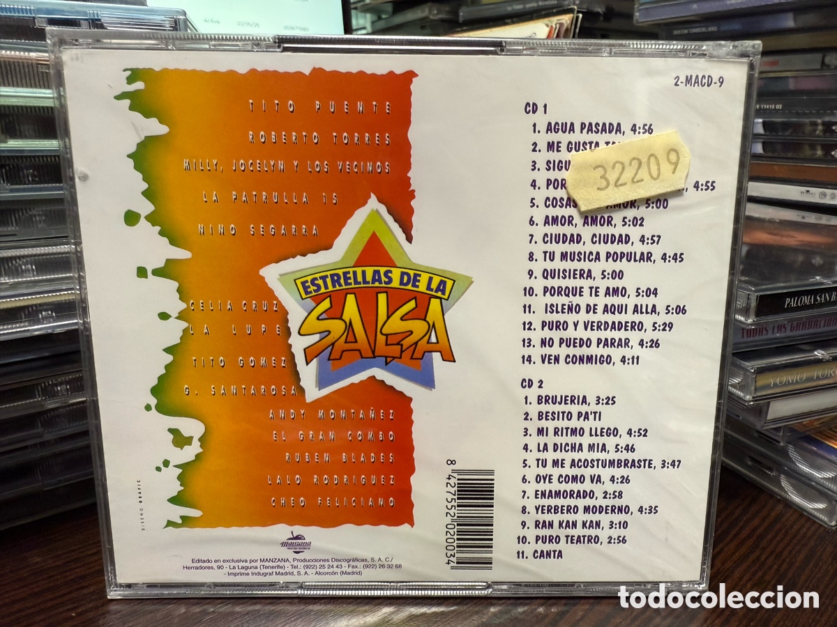 CDs de m&uacute;sica: Varios - Estrellas De La Salsa Vol. 3 (2xCD) *Precintado* - Foto 2