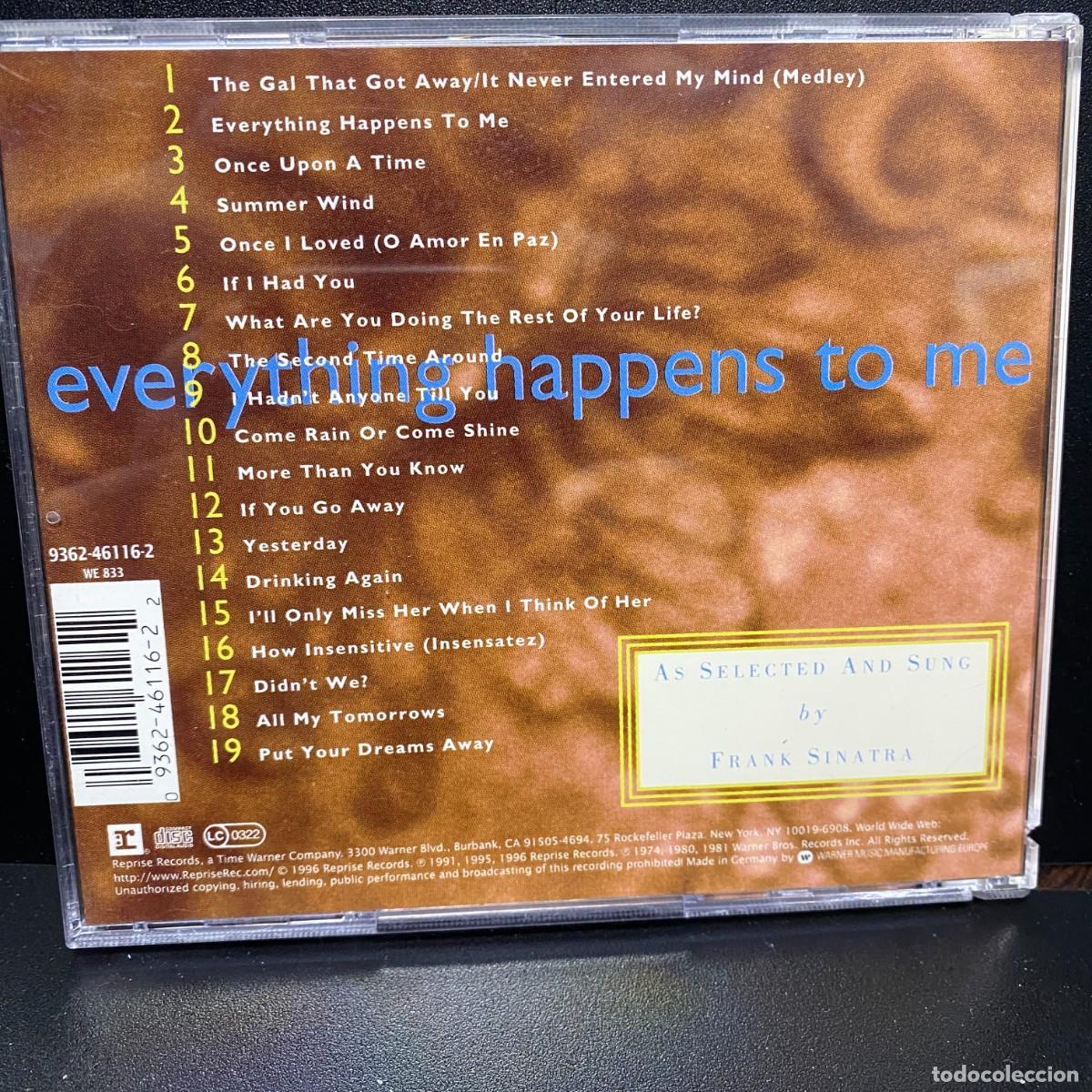 CDs de m&uacute;sica: Frank Sinatra - Everything Happens To Me (CD) - Foto 2