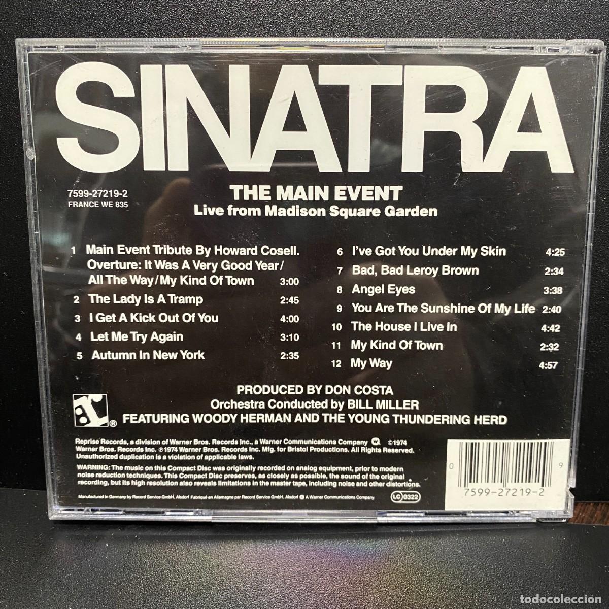 CDs de m&uacute;sica: Frank Sinatra - The Main Event (CD) - Foto 2