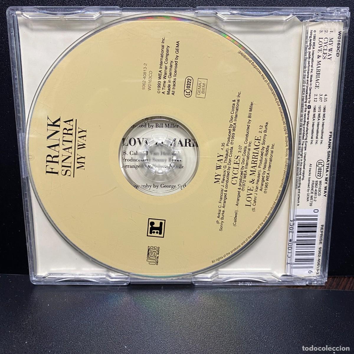 CDs de m&uacute;sica: Frank Sinatra - My Way (CD, Single) - Foto 2
