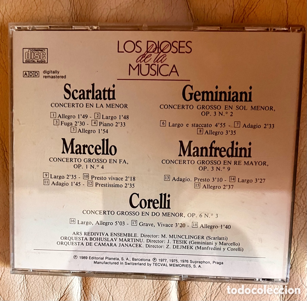 CDs de m&uacute;sica: &ldquo;Los dioses de la m&uacute;sica &ldquo;. CDs-libros .Completa . Planeta - Foto 11