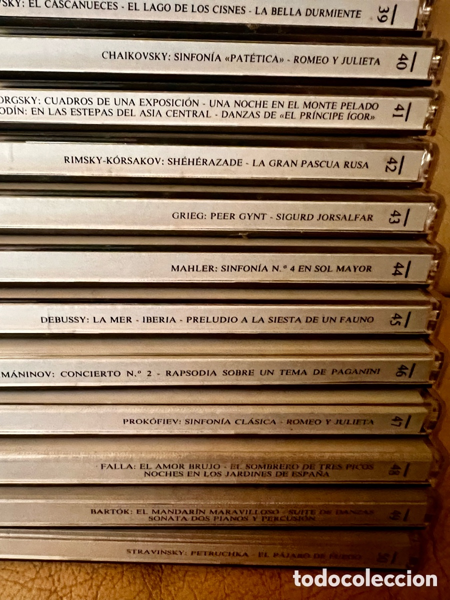 CDs de m&uacute;sica: &ldquo;Los dioses de la m&uacute;sica &ldquo;. CDs-libros .Completa . Planeta - Foto 12