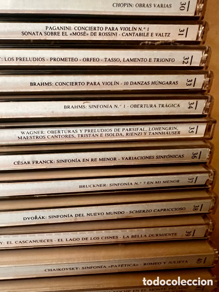 CDs de m&uacute;sica: &ldquo;Los dioses de la m&uacute;sica &ldquo;. CDs-libros .Completa . Planeta - Foto 13