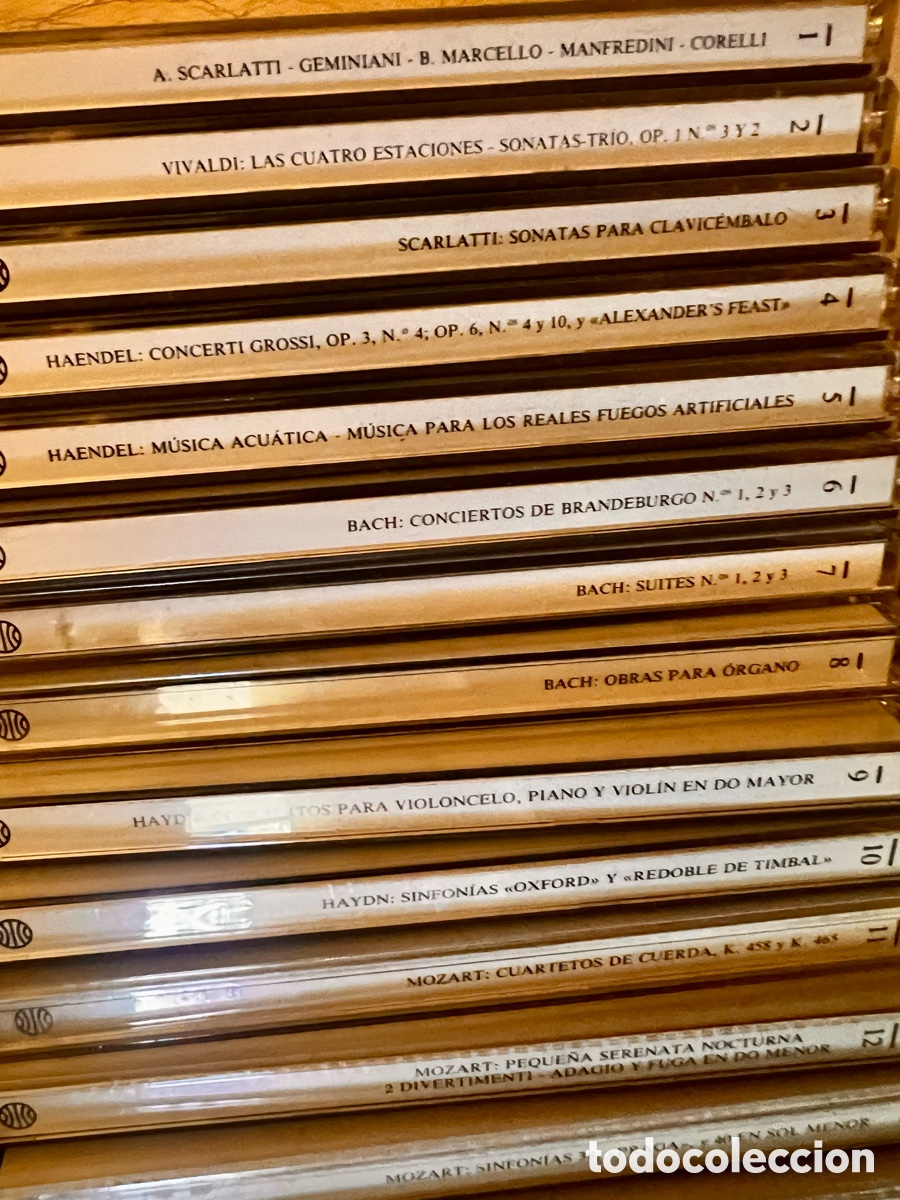 CDs de m&uacute;sica: &ldquo;Los dioses de la m&uacute;sica &ldquo;. CDs-libros .Completa . Planeta - Foto 16