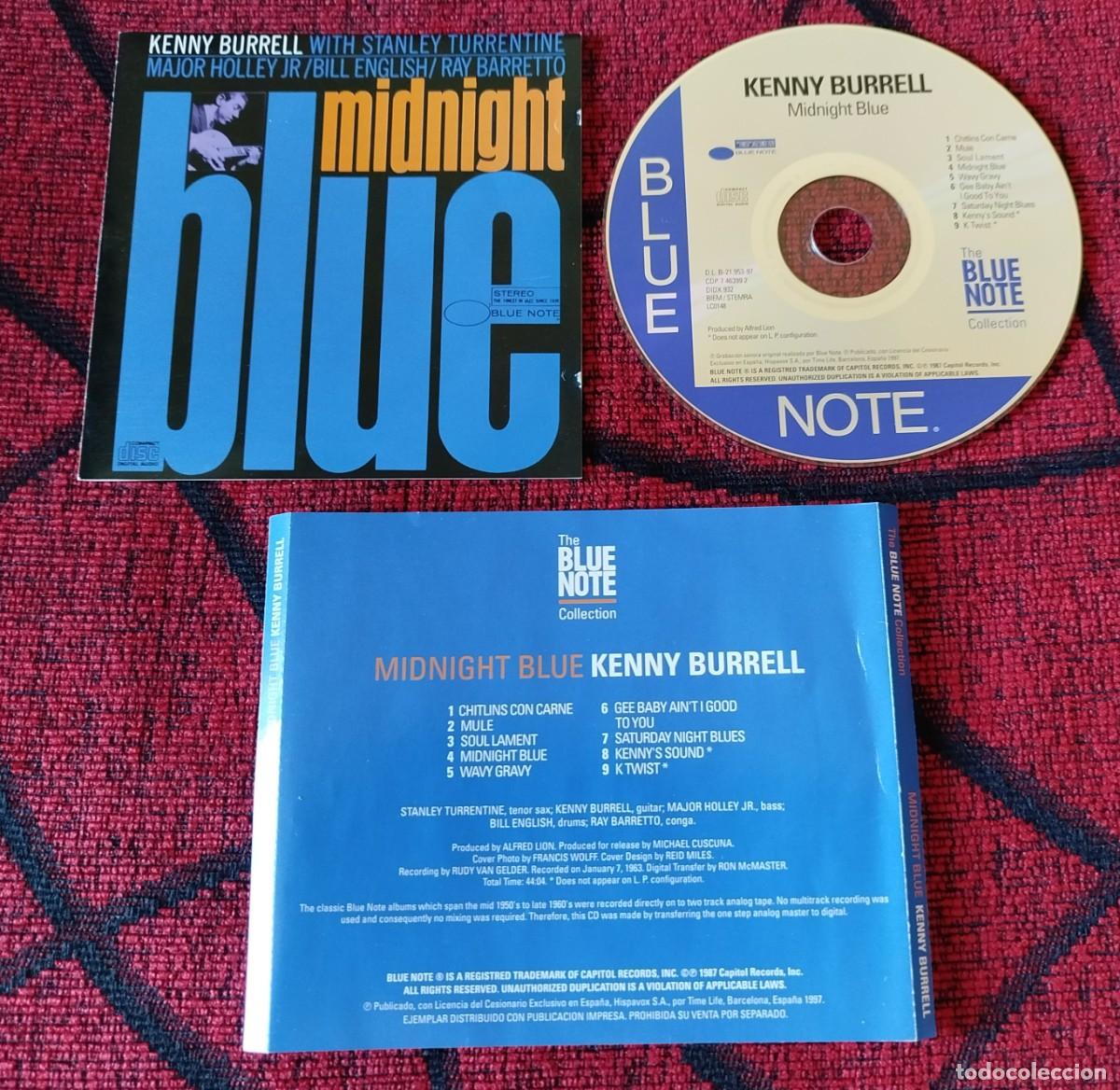 CDs de m&uacute;sica: KENNY BURRELL ** Midnight Blue ** CD 1997 - Foto 1