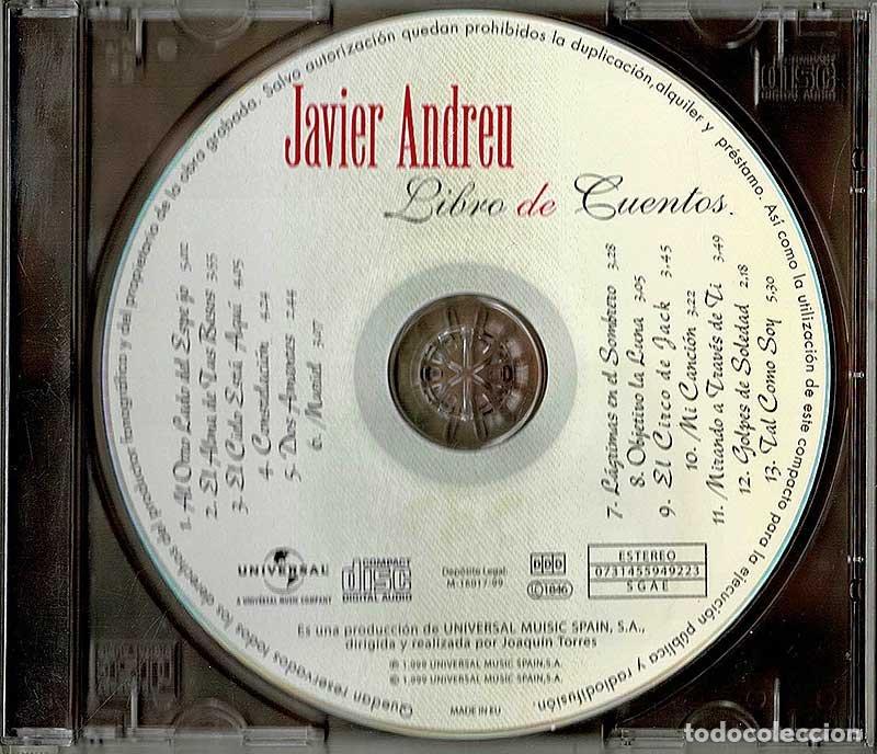 CDs de m&uacute;sica: Javier Andreu - Libro De Cuentos. CD - Foto 1