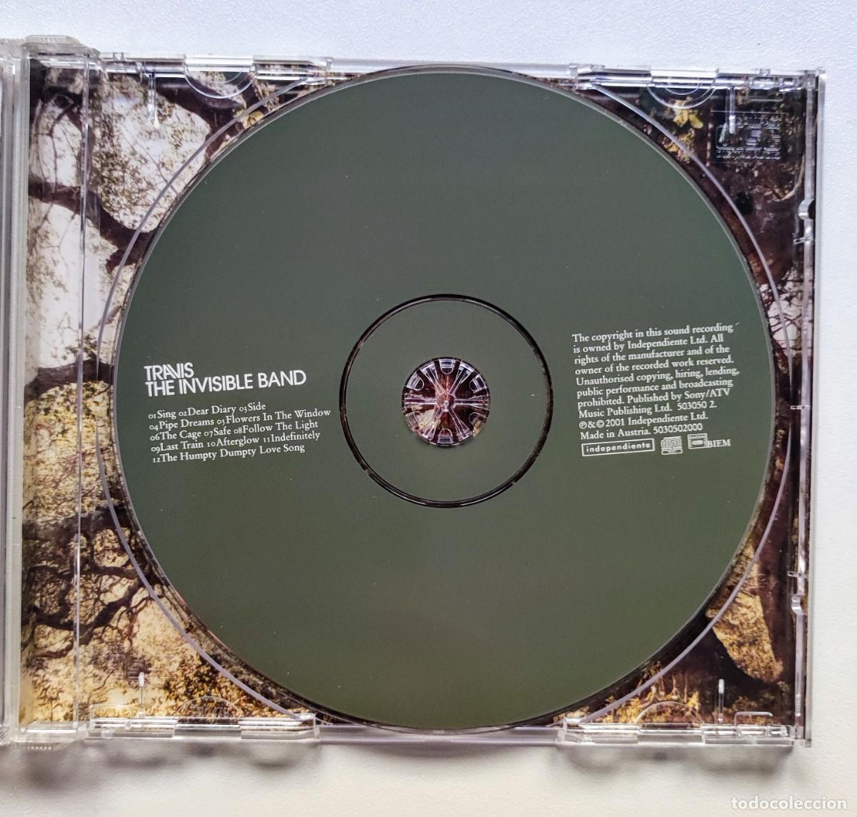CDs de m&uacute;sica: CD - TRAVIS / THE INVISIBLE BAND - 2001 - Foto 2