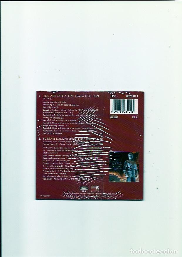 CDs de m&uacute;sica: MICHAEL JACKSON. You are not alone (cd single 1995) - Foto 2