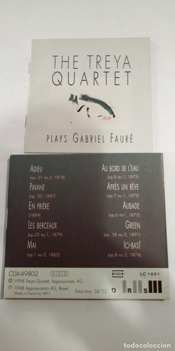 CDs de m&uacute;sica: The Treya Quartet Plays Gabriel Faur&eacute; - Foto 4
