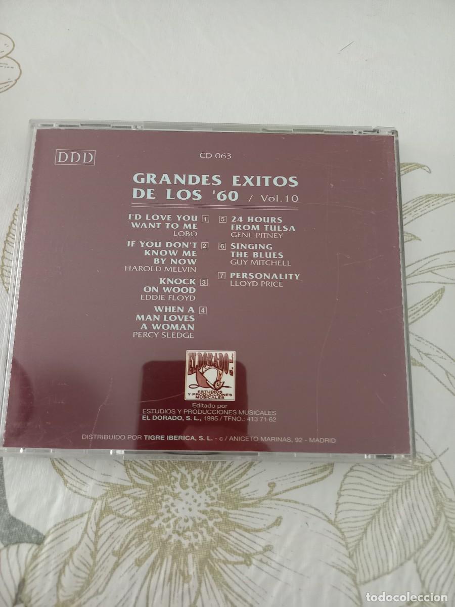 CDs de m&uacute;sica: CD. GRANDES EXITOS DE LOS &acute;60. VOL. 10 - Foto 2