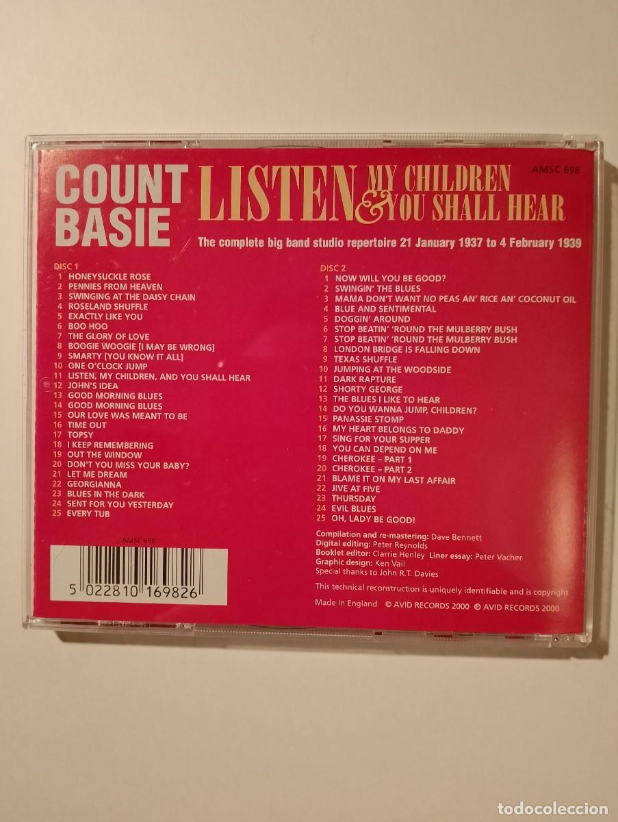 CDs de m&uacute;sica: Doble CD de Count Basie. M&uacute;sica de Jazz-Swing - Foto 3