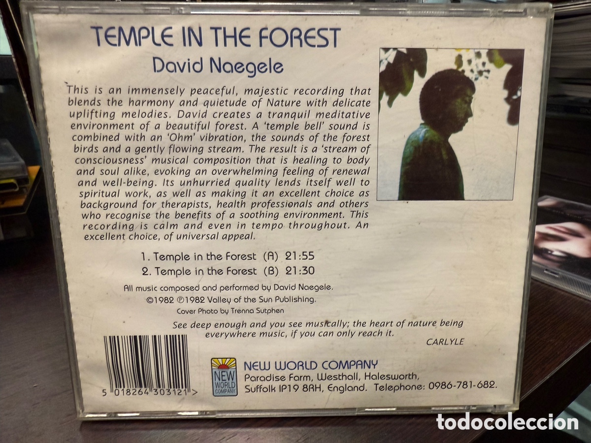 CDs de m&uacute;sica: David Naegele - Temple In The Forest (CD) - Foto 2