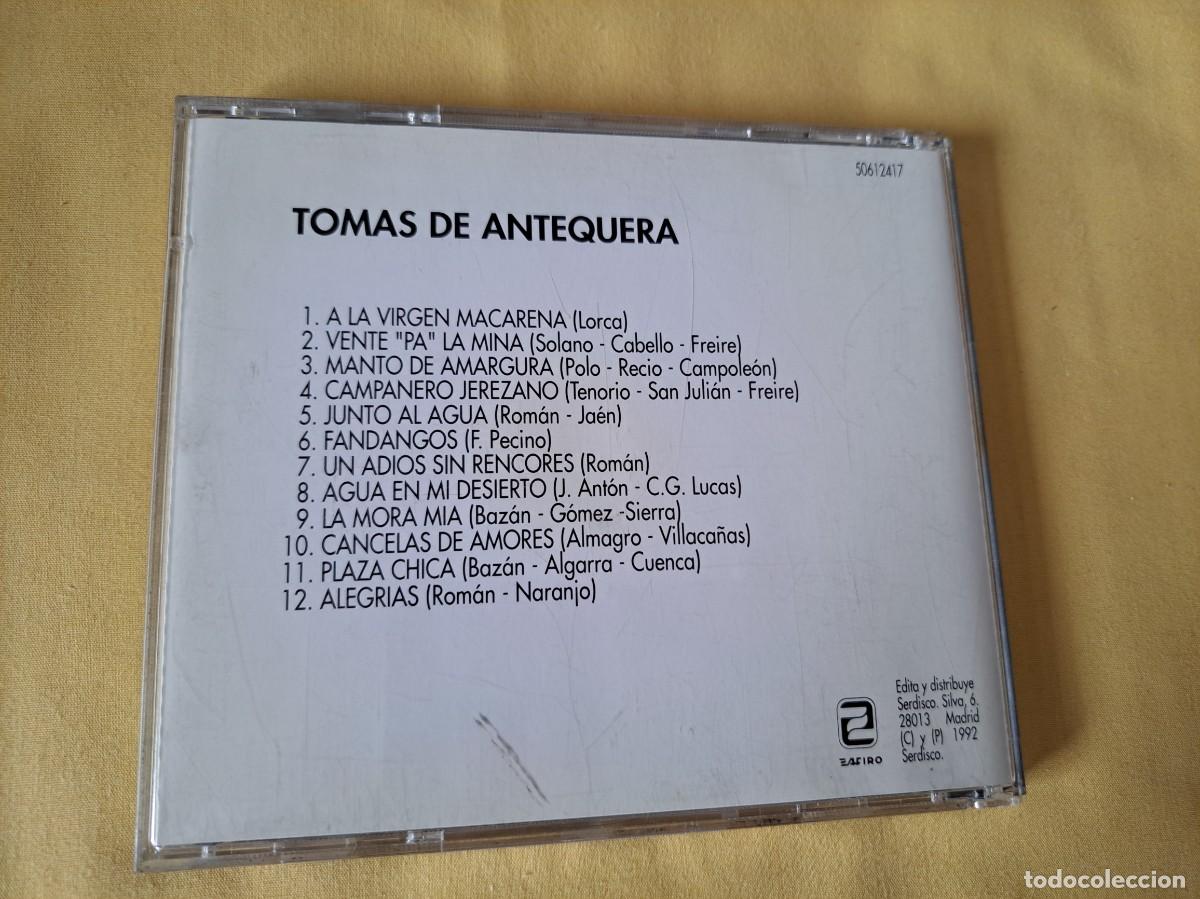 CDs de m&uacute;sica: TOMAS DE ANTEQUERA - VARIOS - SERDISCO 1992 - CD - Foto 3
