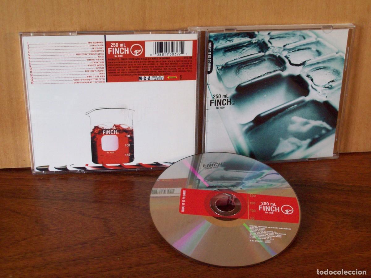CDs de m&uacute;sica: FINCH - WHAT IT IS TO BURN - CD - Foto 1