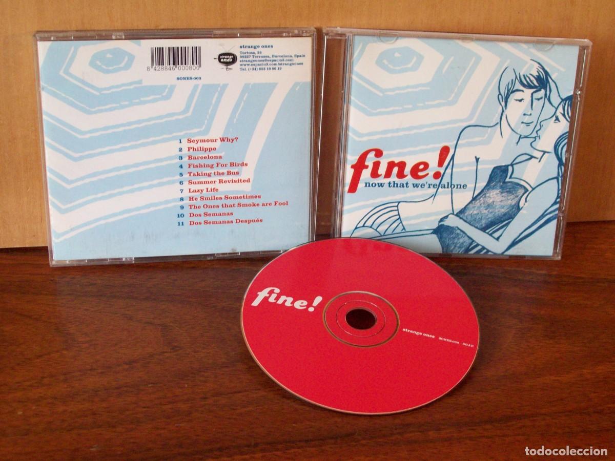 CDs de m&uacute;sica: FINE - NOW THAT WERE ALONE - CD - Foto 1