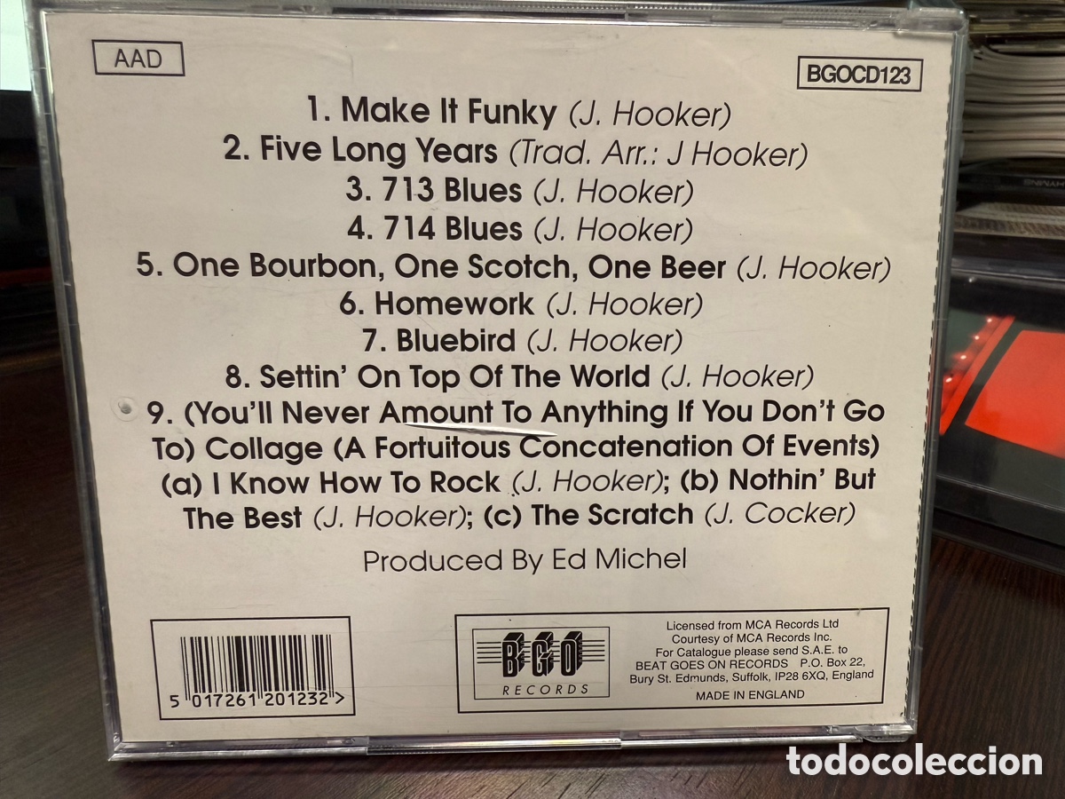 CDs de m&uacute;sica: John Lee Hooker - Free Beer And Chickenn(CD) - Foto 2