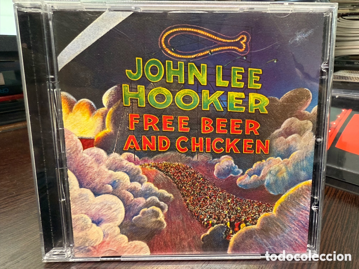 CDs de m&uacute;sica: John Lee Hooker - Free Beer And Chickenn(CD) - Foto 1