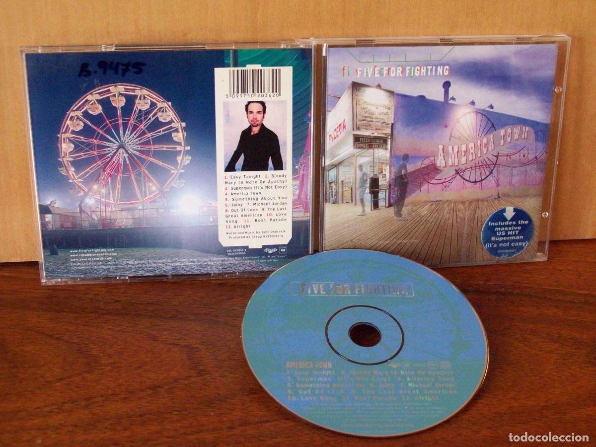 CDs de m&uacute;sica: AMERICA TOWN - FIVE FOR FIGHTING - CD - Foto 1