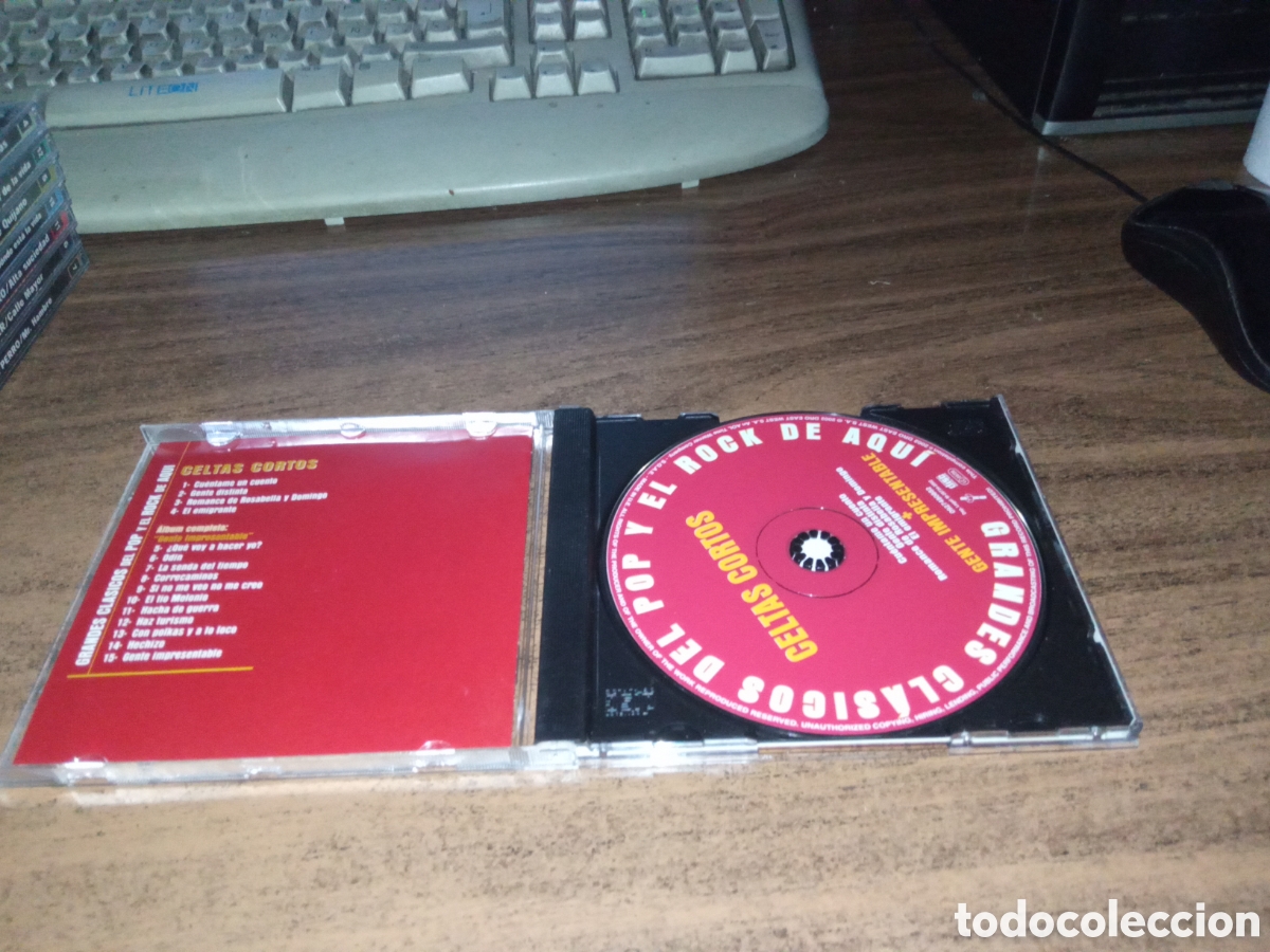 CDs de m&uacute;sica: CELTAS CORTOS - GENTE IMPRESENTABLE + 4 GRANDES EXITOS (2002) - Foto 2